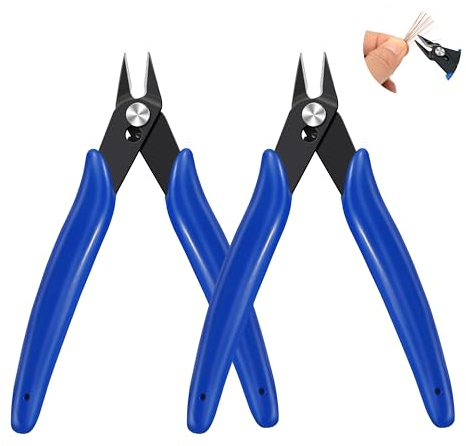 Alicates de Corte Diagonal Mini Pinzas de Corte de Alambre Pequeño Alicates de Corte de Precisión para Reparación de Electrónica Procesamiento de Joyas