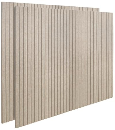 Whemyreat Lot de 2 grands tableaux d'affichage en feutre avec 30 punaises - 80 x 120 cm - Avec dos autocollant - Pour murs - Décoratif - Marron clair