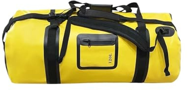MOMOHCHGBT Bolso Moto Bolsa Impermeable De 120L para Trasero para Motocicleta Montar Ciclismo Gimnasio Kayak Canotaje Rafting Pesca Al Aire Libre Impermeable Durante Toda La Temporada(Yellow)