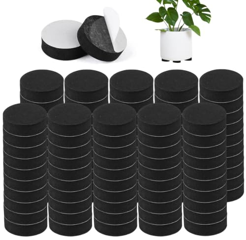 Lot de 100 Pied Pot de Fleur Invisible en Eva pour Petits et Pots Moyens