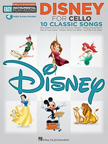 DISNEY - CELLO VIOLONCELLE +ENREGISTREMENTS ONLINE: Easy Instrumental Play-Along - Cello