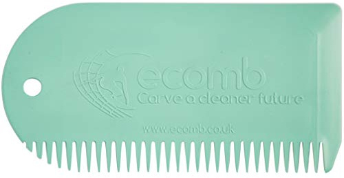 Surfboard Wax Comb - 100% Reclaimed MAarine Waste Plastic (Surf Green) Wax Removal Tool