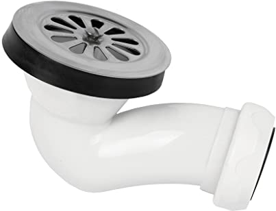 Cofan Válvula Sifónica para Plato Ducha | Orificio de 60 mm | Rejilla de ø82 mm | Salida de Ø40 mm | Junta Cónica Reductora de Ø32 mm