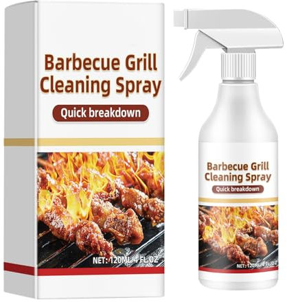 HUANGGG Pratico detergente per barbecue, veloce per griglie, spray delicato per rimuovere la sporcizia per la manutenzione post barbecue