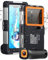 Custodia Impermeabile Subacquea Professionale IP68 15M - Compatibile con iPhone, Samsung, Huawei, Xiaomi - Fino a 6,9 Pollici - Per Immersioni, Snorkeling, Surf e Nuoto (nero/arancione)