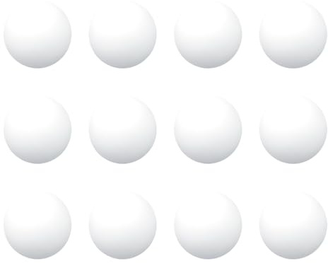 Ram® 12 x Table Tennis Ping Pong Balls ABS White Balls