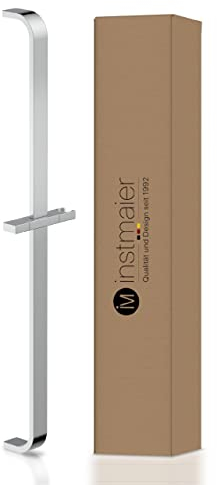 instmaier Premium Duschstange S2 | 70 cm | Brausestange, Duschkopfhalterung und Befestigung sind aus massivem Metall | hochwertiges Chrom-Finish