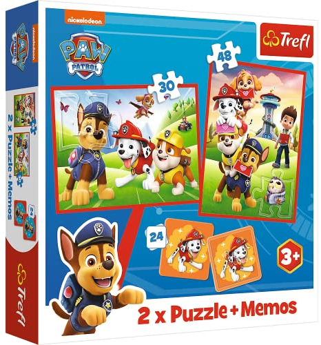 Puzzles - 2in1 + memos - PAW Patrol
