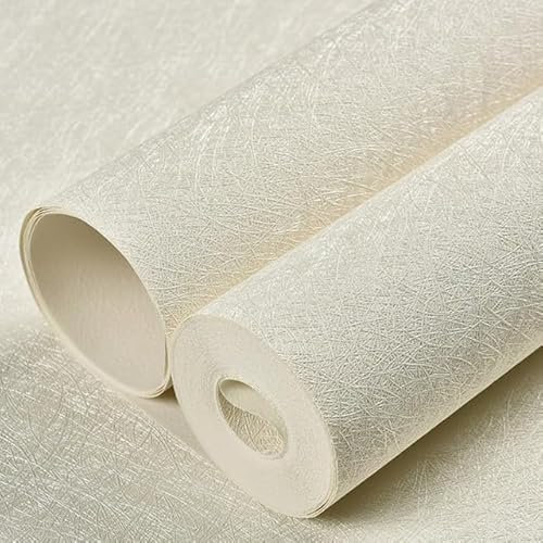 DIRKES Papel tapiz de seda blanca, tela textil de larga duración, papel de pared 3d, cubierta de pared de salón para dormitorio, papel tapiz, decoración del hogar, rollo de 10m