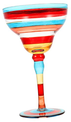 OKUMEYR Bicchiere Da Margarita Decorativo Trasparente Coppa Elegante Per Cocktail Design Artistico Per Eventi e Decorazioni Da Tavola Esperienza Visiva Unica Per Feste e Occasioni Speciali