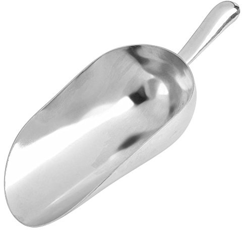 Kök Mat Skopa Aluminiumlegering Stor Kapacitet Fin Hantverk Ergonomisk Design för buffé Godis Is Sojabönor Kaffebönor med Slät Yta Multifunktionsanvändning och