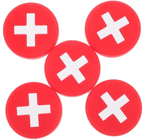 DOITOOL Set 5 Pezzi Smorzatori di Vibrazioni in Silicone per Racchetta da Tennis Piccoli, Accessori Antivibranti per Gioco Stabile, per Appassionati di Tennis