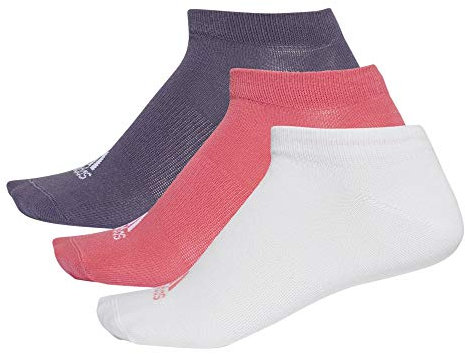 adidas Cf7372 Calzini unisex per bambini, Unisex - Bambini, calzetti, CF7372, rosa (rosrea/bianco/purtra), 23-26