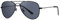 COASION Kinder Pilotenbrille mit Edelstahl Metall Gestell, verspiegelt oder getönt, Fliegerbrille, Sonnenbrille (A6 Schwarzer Rahmen/Graulinse)