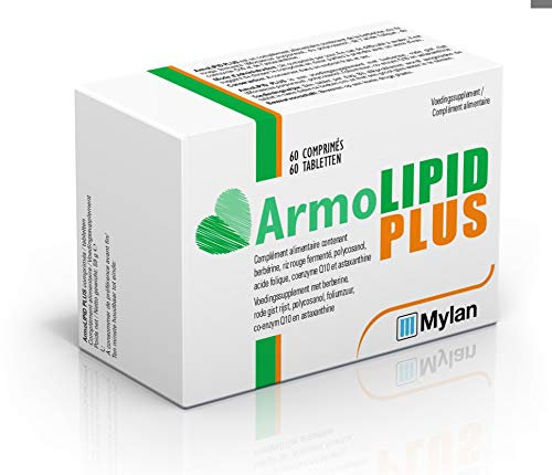 ArmoLipid Plus 60 Compresse, Integratore Alimentare con Berberis Aristata, Riso Rosso Fermentato, Acido Folico, Policosanoli, Coenzima Q10 e Astaxantina