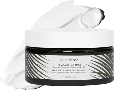 BONDIBOOST Miracle Hair Mask for Damaged Hair [8.45 fl oz], Deep Conditioning Hair Mask for Fine Hair, Clinically-Proven to Improve Split Ends, Argan Oil + Biotinoyl Tripeptide-1 Formula, Sulfate Free