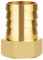 drado Schlauchtülle aus Messing, Messing Schlauchanschluss Stecker Adapter 1 IG x 32mm 1 Stück