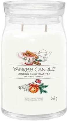 Yankee Candle, Large Garden Candle, LONDON CHRISTMAS TEA, HOUSE, ENVIRONMENT FRAGRANCE