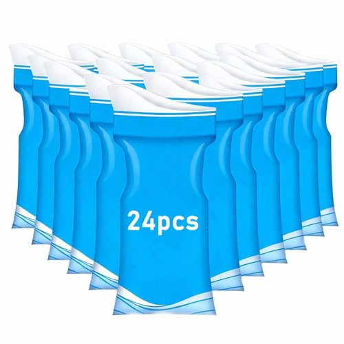 YTJHOME 24 Pcs 900Ml Disposable Emergency Urine Bags Unisex Portable Leakproof Pee Bags For Women Men Adults Car Camping Road Trip Traffic Jams Travel Essentials