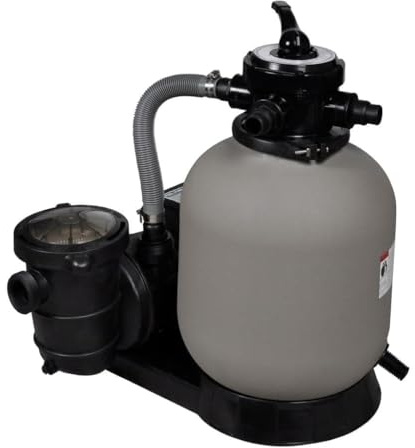 Generico Pompa con Filtro a Sabbia 600 W 17000 l/h,Filtri Piscine e Spa
