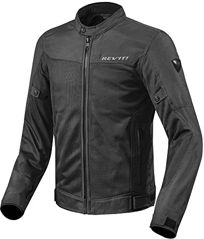 REV'IT! Motorradjacke mit Protektoren Motorrad Jacke Eclipse Textiljacke schwarz XXL, Herren, Tourer, Ganzjährig