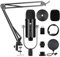 Kalawen USB Kondensator Mikrofon Kit mit Arm, Ständer, Stoßdämpferhalterung für PC, Studio, Broadcast, YouTube, Video - Cardioid Podcast Aufnahme