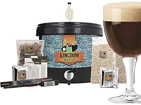 Brewferm Kingdom - Kit Brassage Biere pour Le Brassage à Domicile - Foncé - 5 Litre - Pack de Brassage Complet - Bière Belge 070.002.3