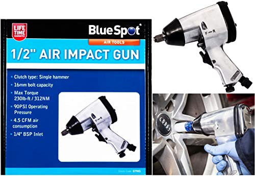 NTI BlueSpot | 1/2 Air Impact Gun | Sockets | Tyre Removal & Installation | Mechanics | Vehicle Parts & Repair Accessories | Compressor | Pneumatic | Power & Hand Tools | DIY | UK Free P&P