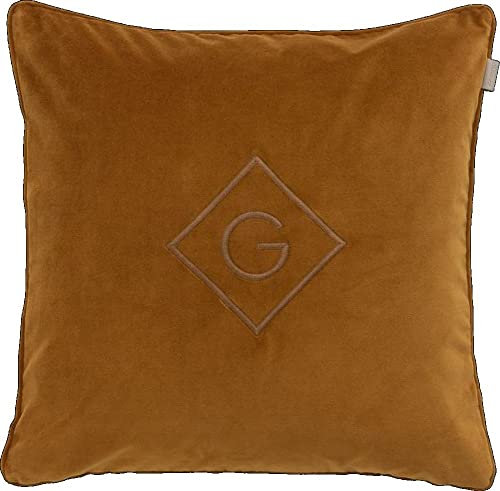 GANT Velvet G Cushion 50X50 Suede Brown 50X50
