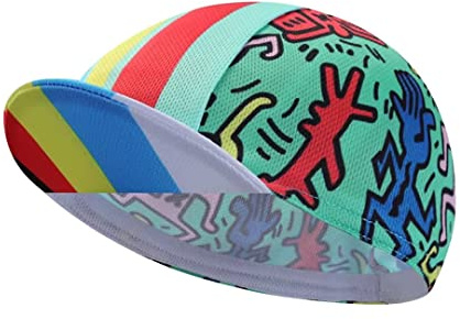 Bikingbros Funny Cycling Cap - Polyester Cartoon Cycling Hat-Under Helmet - Cycling Helmet Liner Breathable&Sweat Uptake