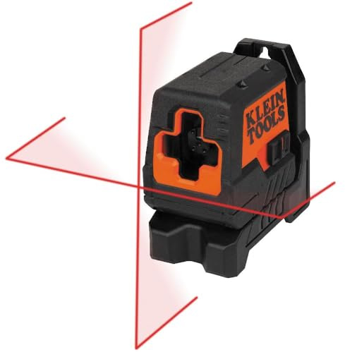 Klein Tools 93MCLS Self-Leveling Laser Level, Mini Cross-Line Level, Class 2, ≤ 1mW, Leveling Alignment Tool, Bright Red Horizontal and Vertical Lines