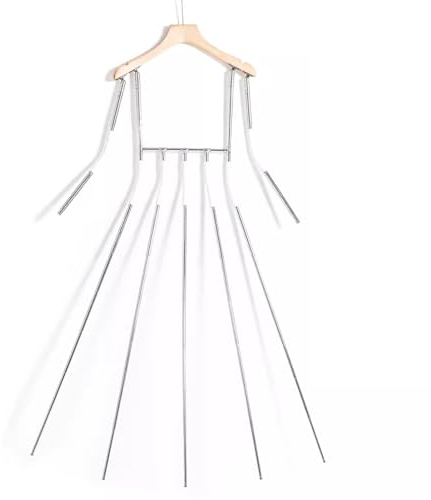 ENHEN Maniquí Pantalla de Ropa de Maniquí, Forma de Cuerpo Colgante para La Tienda de Ropa/Colección/Venta, Altura Armas Ajustables y Piernas Partitismo