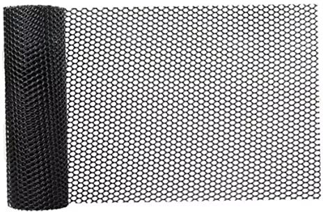 Peosaard Malla de Alambre Negro, Red de Pollo de cría de Aves de Corral de Pesas de plástico y Red de protección de balcón de Red