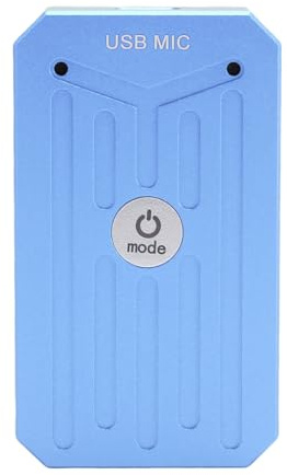 LICAEVEY Micrófono USB, Micrófono de Conferencia con Reducción de Ruido, 2 Canales 360 ° Mic Omnidireccional para Juegos de Grabación de Transmisión en Vivo, Ideal para Videoconferencia, (Azul Real)