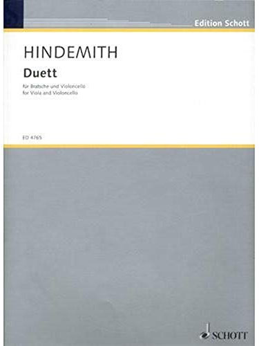 Duett: Bratsche und Violoncello. Spielpartitur. (Edition Schott)