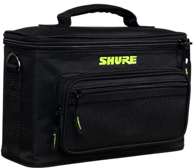 Shure by Gator Padded Microphone Bag That Holds Up to 4 Mics, Black (SH-MICBAG04)