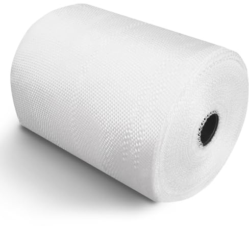 Tygband 10 cm x 30 m, armeringsväv inomhus, glasfibertyg, självhäftande fogband, kan skäras till mått, lätt att använda, för sömreparationer och väggsprickor