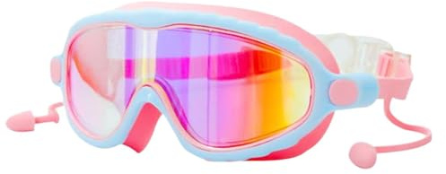 LearnLyrics Gafas de natación para niños - Protección UV Antifugas,Gafas de Buceo para Niños,Buceo, Surf, Playa, Río, Vacaciones de Verano