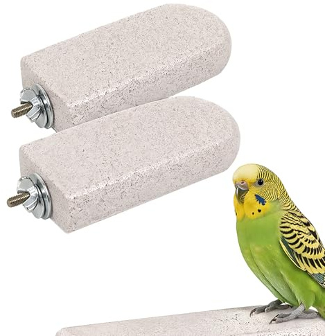 2Pcs 13x7x2.6 cm Parrot Ice Cream Perches, Pet Rock, Chinchilla Toys and Rat Toys, Lava Ledges for Rat Cage, Lava Ledge, For Pet Daily Activities, Teeth Grinding & Claw Care Accessories for Small Anim