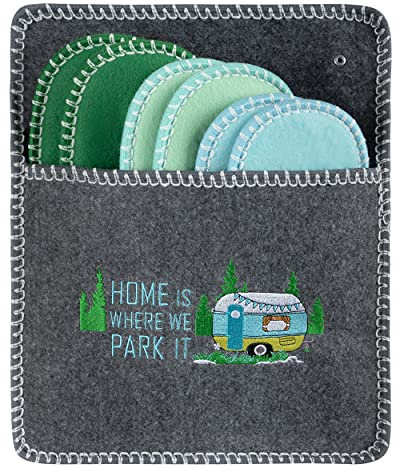 ONVAYA® ABS Gästepantoffel | Camper | 3er Set | Antirutsch Sohle | Hausschuhe | Filzpantoffel | Gr. 36-45 Gästehausschuhe