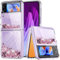 Yutwo Hülle für Samsung Galaxy Z Flip 4 5G, Glitzer Treibsand Silikon Stoßfest Samsung Z Flip 4 5G Handyhülle Transparent TPU Bumper Schutzhülle Quicksand Case