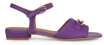 Geox Sandalo piatto da donna D New Eraklia 15, Viola, 38 EU