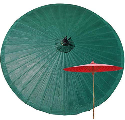 ROLTIN Parasol 2M Bambou Jardin, Anti-ultraviolet, Parapluie de Patio Imperméable, Plage Extérieure