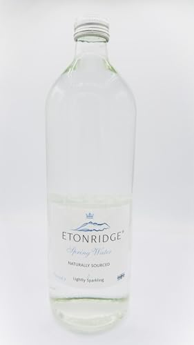 Etonridge Lightly Sparkling Spring Water 12x 750ml Glass Bottles