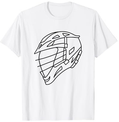 Lacrosse Helm Zeichnung Lacrosseball T-Shirt