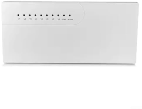 Centro de cableado de calefacción por suelo radiante, caja de control centralizada de calefacción por suelo de agua, cubo de termostato con cable de 8 canales para Hydronic