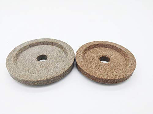 COPPIA MOLE SMERIGLIO AFFILATOIO AFFILA LAMA 50-8-8 GC con 45-8-8 FC Made in Italy