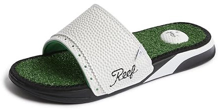 Reef Men's Mulligan Slide Sandals/Flip Flops Dark Green