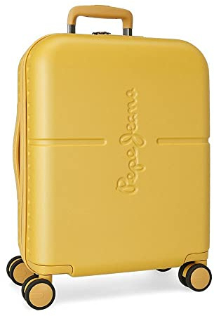 Pepe Jeans Highlight, Equipaje De Mano Unisex Adulto, Ocre, 40x55x20 Cms