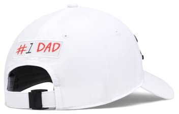 Titleist Tour Performance #1 Dad Golf Cap, White/Black, Adjustable